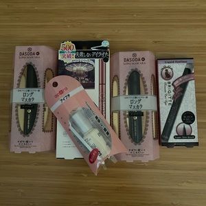 Mascara and eye liner